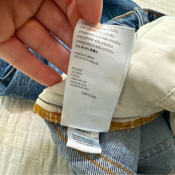 Free People We The Free Size 27 Blue Denim Jeans - Picture 8 of 13